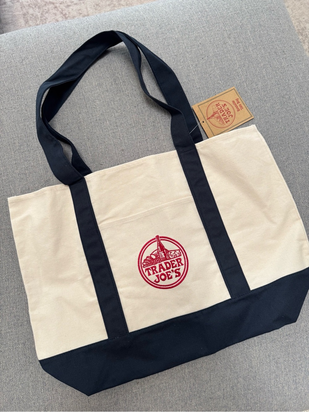 NWT Trader Joe's Canvas Tote